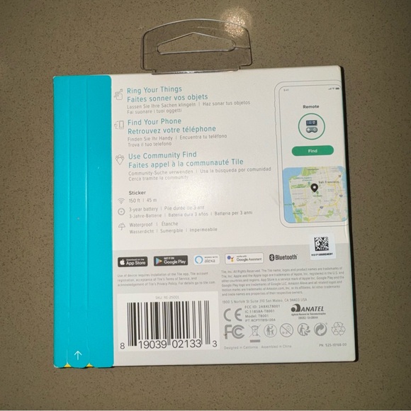 NWT Tile Sticker Bluetooth Tracker - Picture 2 of 6